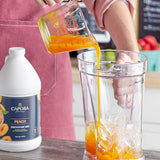 Capora Peach Fruit Smoothie Mix 64 fl. oz. - 6/Case
