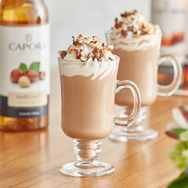 Capora Hazelnut Flavoring Syrup 750 mL - 6/Case