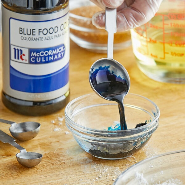 McCormick Culinary 16 fl. oz. Blue Food Color - 6/Case