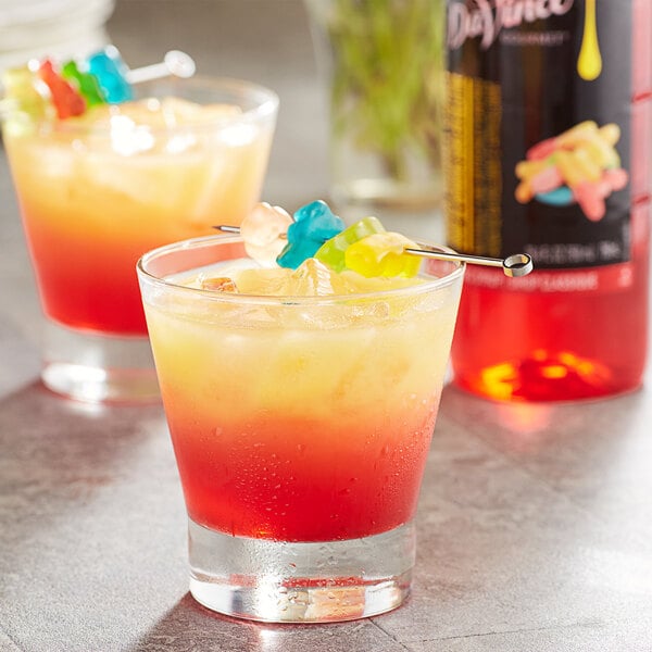 DaVinci Gourmet Classic Sour Gummy Candy Flavoring Syrup 750 mL - 4/Case