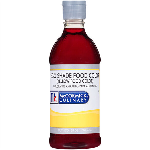 McCormick Culinary 16 fl. oz. Egg Yellow Food Color - 6/Case