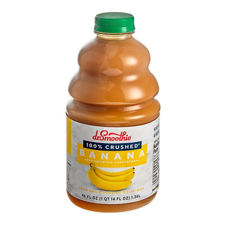Dr. Smoothie 100% Crushed Banana Fruit Smoothie Mix 46 fl. oz. - 6/Case