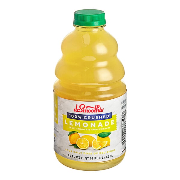 Dr. Smoothie 100% Crushed Lemonade Smoothie Mix 46 fl. oz. - 6/Case
