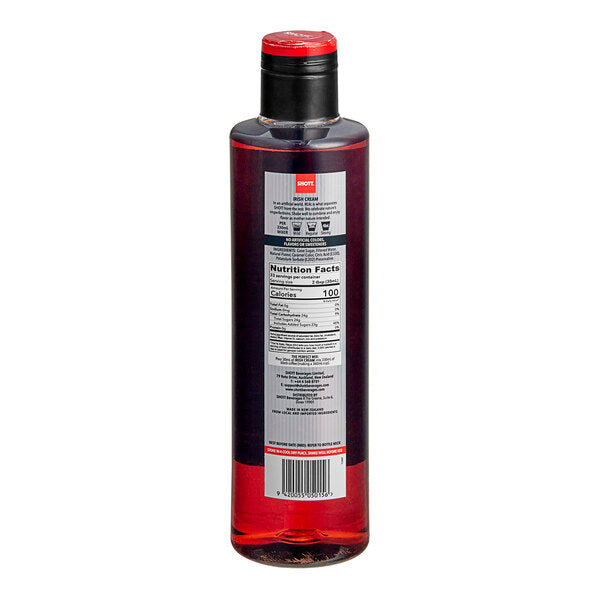 SHOTT Irish Cream Concentrated Flavoring Syrup 1 Liter - 6/Case