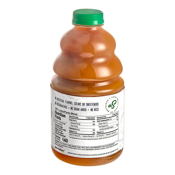 Dr. Smoothie 100% Crushed Pineapple Fruit Smoothie Mix 46 fl. oz. - 6/Case