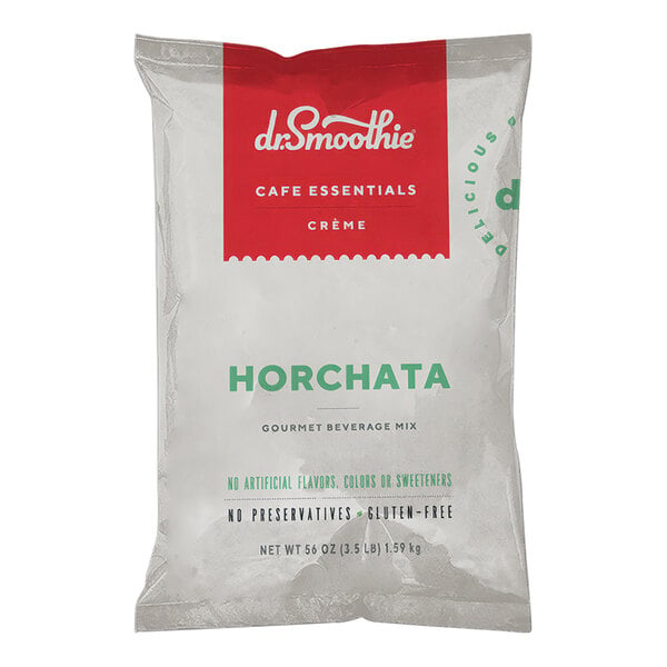 Dr. Smoothie Cafe Essentials Horchata Beverage Mix 3.5 lb. - 5/Case