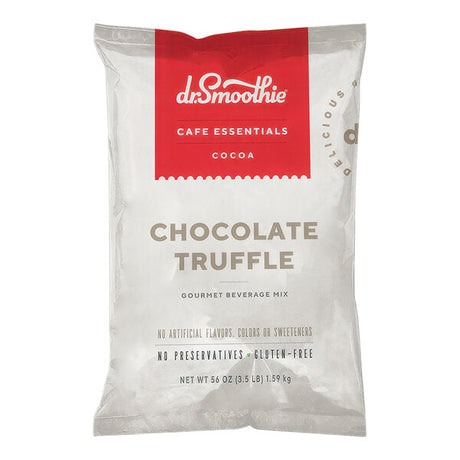 Dr. Smoothie Cafe Essentials Chocolate Truffle Beverage Mix 3.5 lb. - 5/Case