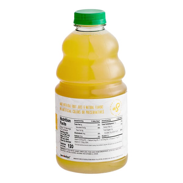 Dr. Smoothie Refreshers Lemon Refresher Beverage 1:1 Concentrate 46 fl. oz. - 6/Case