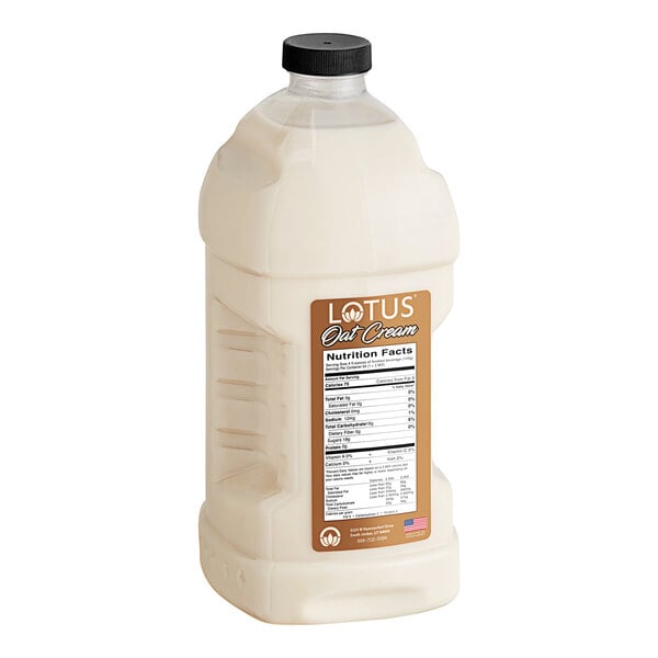 Lotus Plant Energy Original Vanilla Oat Cream Base 3:1 Concentrate 64 fl. oz. - 6/Case
