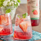 DaVinci Gourmet All-Natural Strawberry Flavoring / Fruit Syrup 750 mL - 4/Case