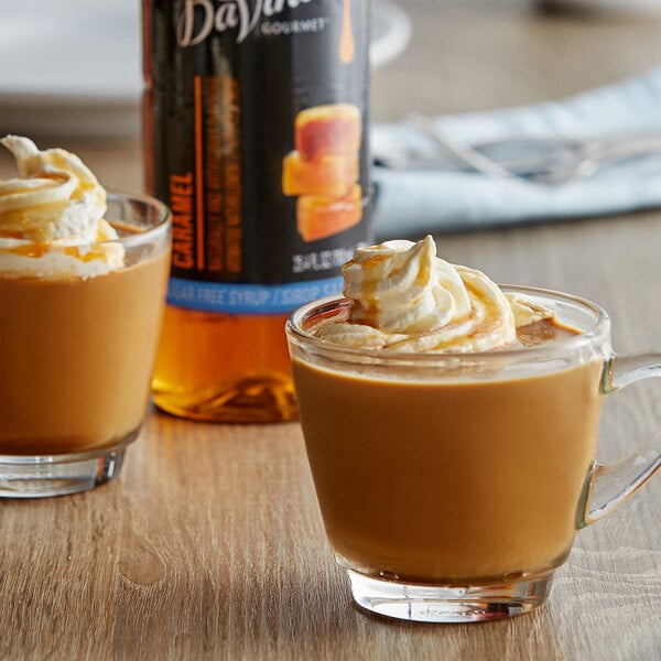 DaVinci Gourmet Sugar-Free Caramel Flavoring Syrup 750 mL - 4/Case