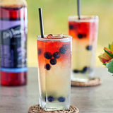 DaVinci Gourmet Sugar-Free Huckleberry Flavoring / Fruit Syrup 750 mL - 4/Case