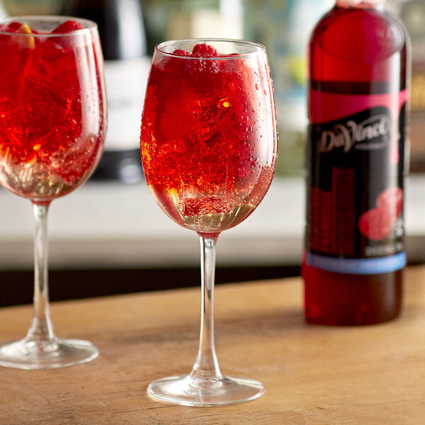 DaVinci Gourmet Sugar-Free Raspberry Flavoring / Fruit Syrup 750 mL - 4/Case