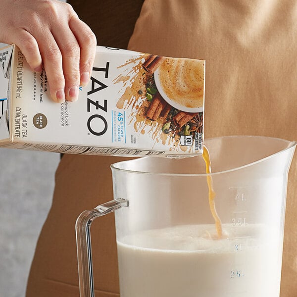 Tazo 32 fl. oz. Skinny Chai Tea Latte 1:1 Concentrate - 6/Case