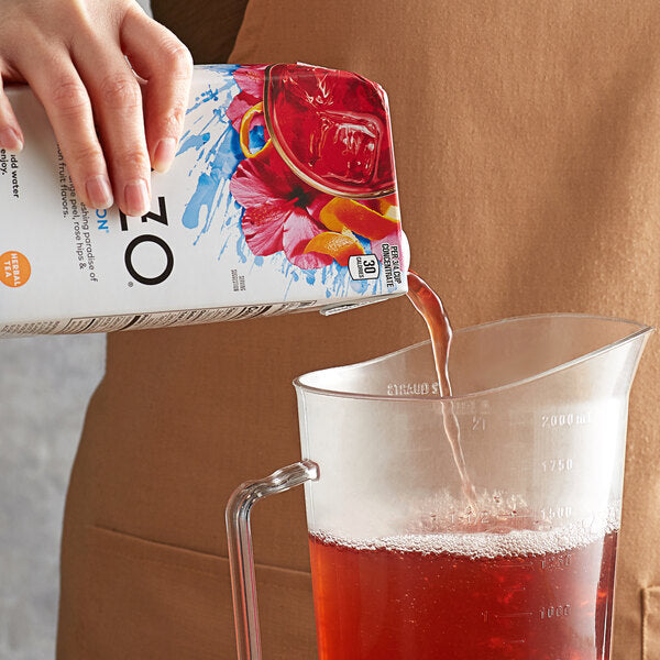 Tazo 32 fl. oz. Sweetened Passion Iced Herbal Tea 1:1 Concentrate - 6/Case