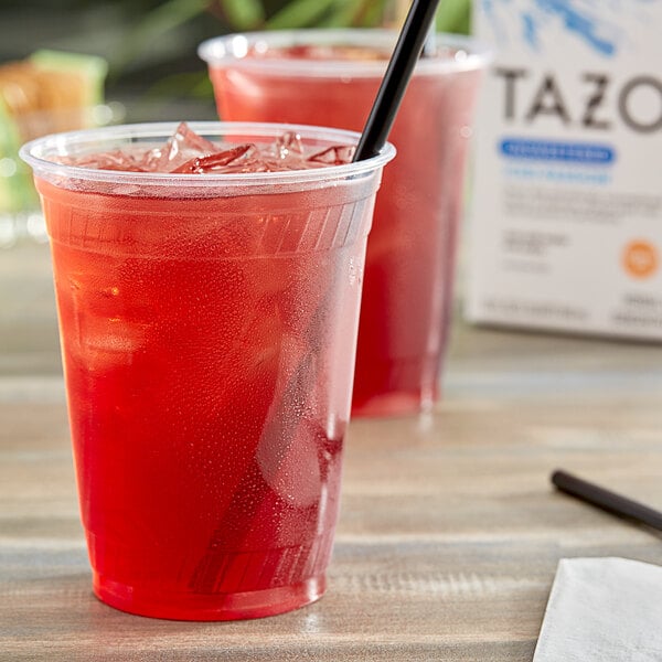 Tazo 32 fl. oz. Unsweetened Iced Passion Tea 1:1 Concentrate - 6/Case