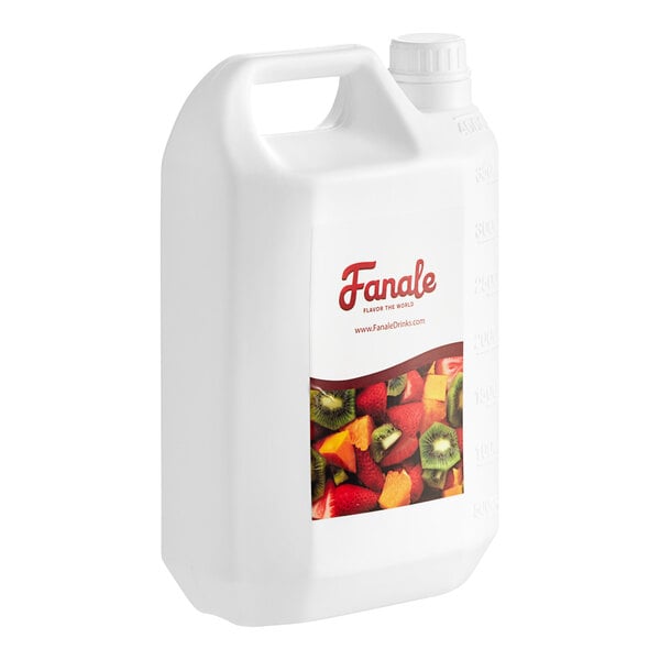 Fanale Peach Concentrated Syrup 134 fl. oz. - 4/Case