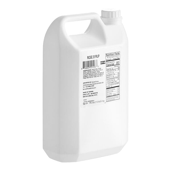 Fanale Rose Concentrated Syrup 134 fl. oz. - 4/Case