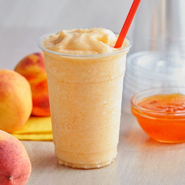 Bossen Peach Fruit Jam / Smoothie Paste 10 lb. - 4/Case