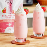 Bossen 2.2 lb. Strawberry Powder Mix - 20/Case