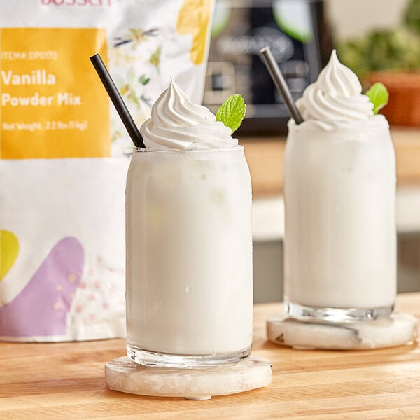Bossen 2.2 lb. Vanilla Powder Mix - 20/Case