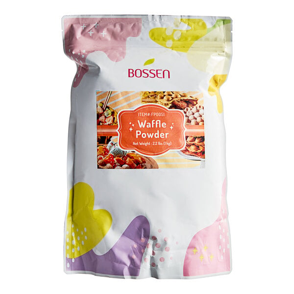 Bossen Waffle Powder Mix 2.2 lb. - 20/Case