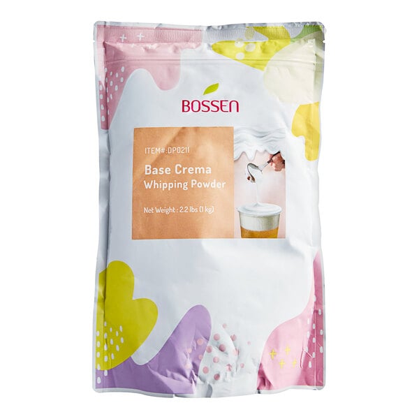 Bossen Crema Whipping Powder Mix 2.2 lb. - 20/Case
