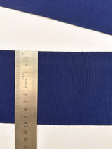 Blue Viscose Rep Weave Sewing Notions