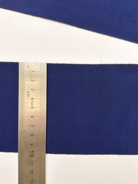 Blue Viscose Rep Weave Sewing Notions