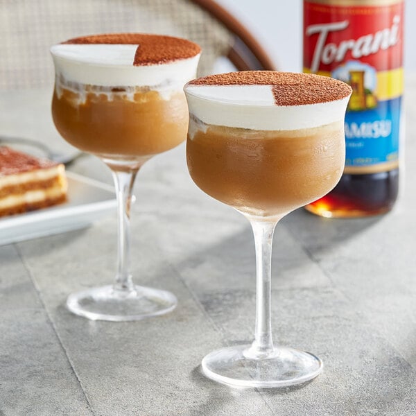 Torani Tiramisu Flavoring Syrup 750 mL Glass Bottle - 12/Case