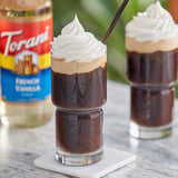 Torani French Vanilla Flavoring Syrup 750 mL Glass Bottle - 12/Case