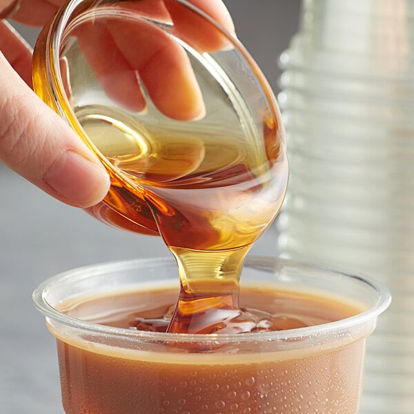 Bossen Honey Flavored Syrup 74 fl. oz. (6.6 lb.) - 6/Case