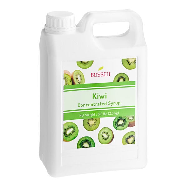 Bossen Kiwi Concentrated Syrup 64 fl. oz. - 6/Case