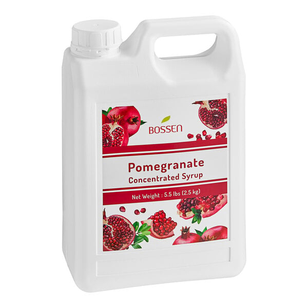 Bossen Pomegranate Concentrated Syrup 64 fl. oz. - 6/Case