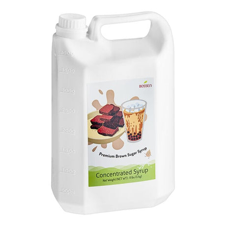 Bossen Premium Brown Sugar Concentrated Syrup 169 fl. oz. (11.2 lb.) - 4/Case