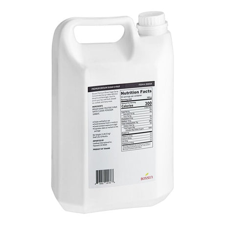 Bossen Premium Brown Sugar Concentrated Syrup 169 fl. oz. (11.2 lb.) - 4/Case