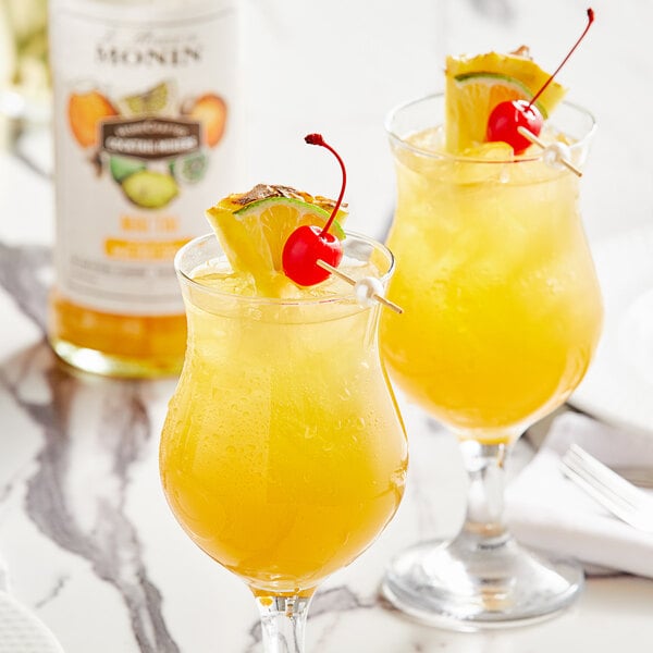 Monin 750 mL HomeCrafted Mai Tai Cocktail Mix - 6/Case