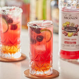 Monin HomeCrafted Cherry Smash Cocktail Mix 750 mL - 6/Case