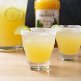 Monin 1/2 Gallon Natural Concentrated Margarita Mix - 4/Case