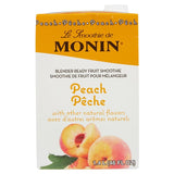 Monin Peach Fruit Smoothie Mix 46 fl. oz. - 6/Case