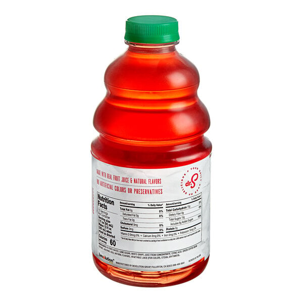 Dr. Smoothie Refreshers Strawberry Acai Refresher Beverage 1:1 Concentrate 46 fl. oz. - 6/Case