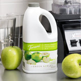 Torani 64 fl. oz. Green Apple Fruit Smoothie Mix - 6/Case