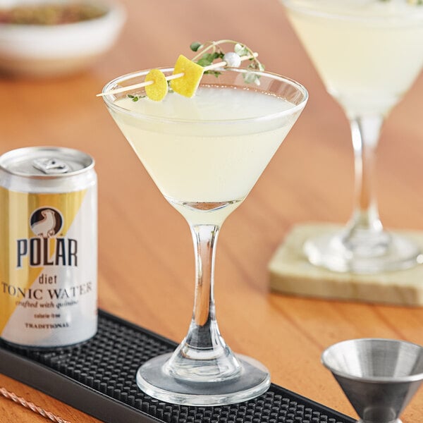 Polar Diet Tonic Water Can 7.5 fl. oz. - 24/Case