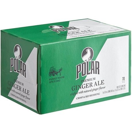 Polar Ginger Ale Can 7.5 fl. oz. - 24/Case
