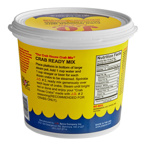 J.O. No. 2 Crab Seasoning - 5 lb. - 6/Case