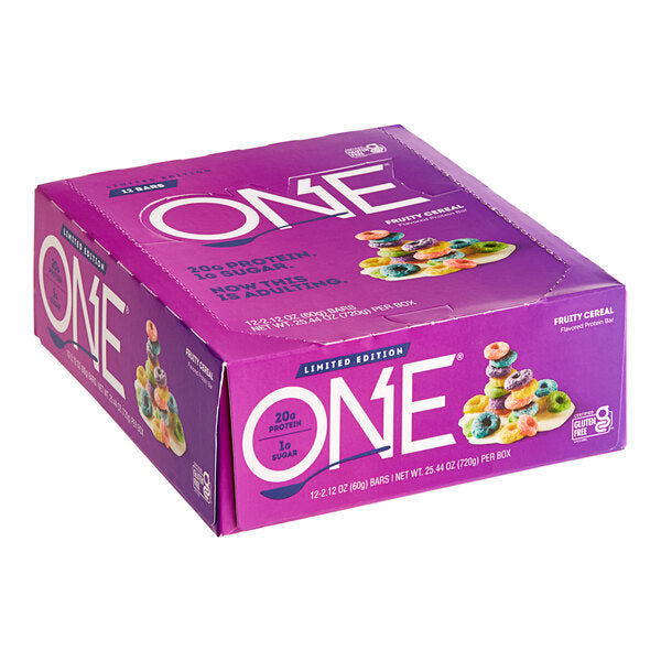 ONE Fruity Cereal Protein Bar 2.12 oz. - 72/Case