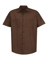 Red Kap Men's Industrial Short Sleeve Work Shirt