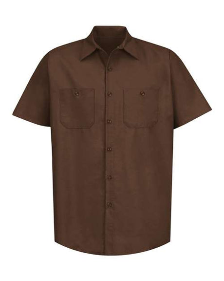 Red Kap Men's Industrial Short Sleeve Work Shirt