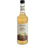 Monin Zero Calorie Natural Vanilla Flavoring Syrup 750 mL - 6/Case