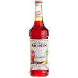 Monin Premium Grenadine Flavoring Syrup 750 mL - 12/Case
